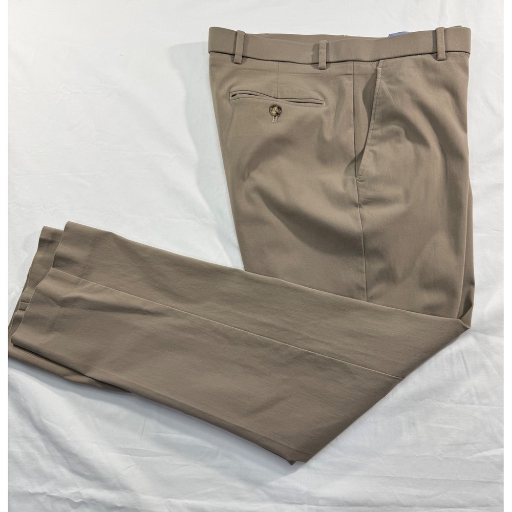 Tommy Hilfiger Mens Khaki Chino Pants Tan Stretch Trousers 33x29 PO4900128894